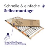 thumbnail of Lattenrost 100x200 | 7 Komfortzonen | einstellbare Härte | Lattenrahmen aus Buche | Federholzrahmen Made in Germany | Lattenrost Selbstmontage