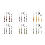 thumbnail of Excelsa Besteckset 24 stück Mandala Etno Stahl bunt