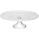 thumbnail of Avet pastetera con pié de vidrio transparente decorado  diámetro 33 centímetros altura 10,7 cm. dk317633-pf