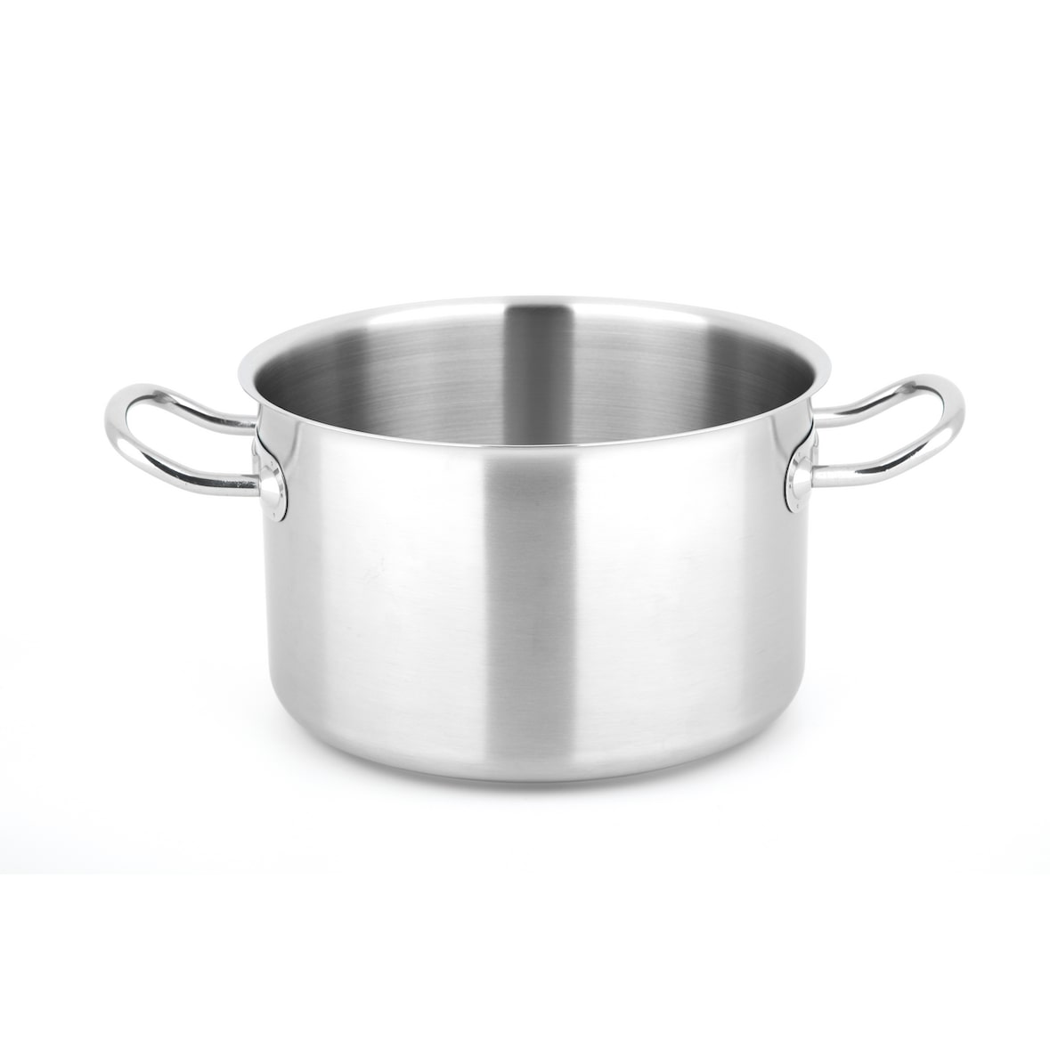 METRO PROFESSIONAL Cacerola, acero inoxidable, Ø 32 cm, 9.8 L, altura: 13 cm, inducción