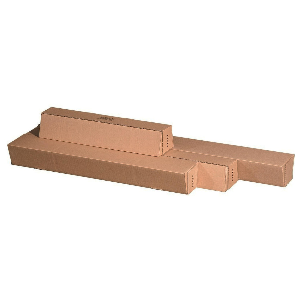 20x Trapez Versandverpackung  705x105/55x75mm für gerollte Güter mit Selbstklebeverschluss A1+