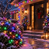 thumbnail of WellHome - Cluster aus 400 mehrfarbigen LED-Leuchten mit Controller – 8 Meter lang