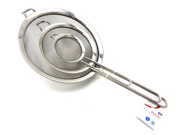 aro Conjunto de escorredores, aço inoxidável, Ø 8.5/14.5/19.5 cm, prateado, 3 unidades