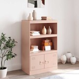 thumbnail of vidaXL Sideboard Rosa 67x39x107 cm Stahl