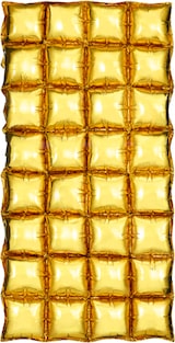 thumbnail of 50x Vorhang Folienballon, Gold, 55 x 110 cm