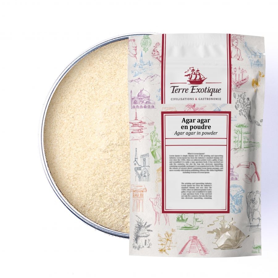 TERRE EXOTIQUE Agar agar en poudre 250 g