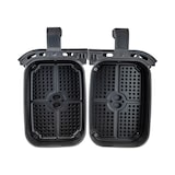 thumbnail of Swiss Home - 2100-W-Heißluftfritteuse mit zwei 3-Liter-Fächern und 8 Kochprogrammen