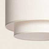 thumbnail of Ledkia Lámpara Colgante Metal y Tela Arija Yara Beige