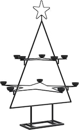 thumbnail of vidaXL Metall-Weihnachtsbaum zum Dekorieren Schwarz 75 cm