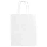 thumbnail of Bolsas Sos Con Asas  80 G/M2 18+8X21,5 Cm Blanco Celulosa (250 unidades)