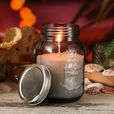 thumbnail of Duftkerze Citronella im Glas mit Deckel grau Echtwachs Outdoorkerze