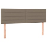 thumbnail of vidaXL LED Kopfteil Taupe 144x5x78/88 cm Stoff