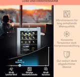 thumbnail of Klarstein Shiraz 16 Quartz Weinkühlschrank 42l Touch-Bedienfeld 160 W 5-18 °C Weißes Glas