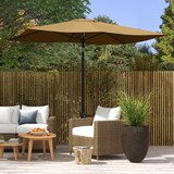 thumbnail of Outsunny Ombrellone Giardino Rettangolare 3x2m a Manovella Caffè