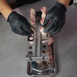 thumbnail of SANTOS BBQ Hähnchenschenkel Halter, Chicken Wings Rack, Edelstahl