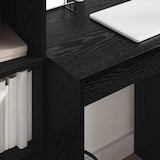 thumbnail of vidaXL Schreibtisch mit Schubladen 2 pcs Schwarz Eichen-Optik