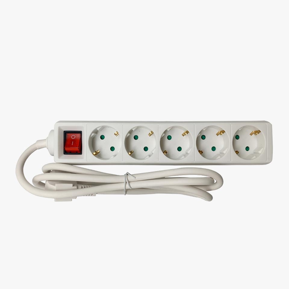 POWER Extensión Eléctrica 5 Enchufes