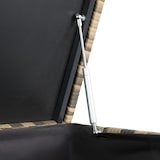 thumbnail of tectake Coffre de jardin Oslo structure en aluminium 145x82,5x79,5cm - marron naturel - 404247