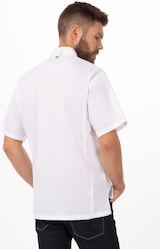 thumbnail of Chef Works® Kochjacke SPRINGFIELD Cool Vent™, Reißverschluss, Weiß, Größe M