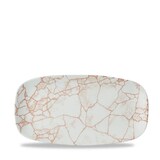 thumbnail of Churchill Super Vit Studio Prints Kintsugi Platte, 12 Stück, rechteckig, 29,8 x 15,3 cm, Koralle
