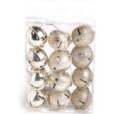 thumbnail of Glocken Metallglocken Weihnachten Baumschmuck gold 12 tlg