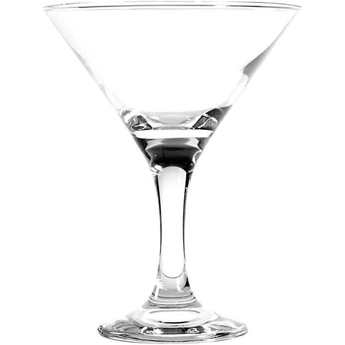 Pasabahce set van 12 Martiniglazen, transparant glas, 19 cl