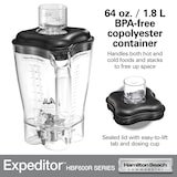 thumbnail of Hamilton Beach Commercial® - EXPEDITOR™ 600R culinaire blender - 1,8 liter BPA-vrije copolyester container - HBF600R