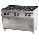 thumbnail of 6-pits gaskookplaat met basis HP 120  C7FOG6FHP120S Casselin