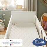 thumbnail of P'tit Lit - Matelas Bébé Indispensable - 60x120 cm - Climatisé : 1 face Été / 1 face Hiver - Fabrication Française - Oeko Tex®