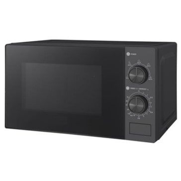 aro Mikrowelle mit Grill MW25720G, Stahl/Glas, 44 x 34 x 25.8 cm, 20 L, mit 1000 W Leistung, mit Glasdrehteller