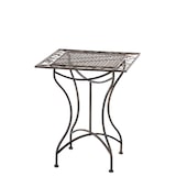 thumbnail of Décoshop26 - Mesa de jardín de hierro forjado de bronce de diseño rústico para patio o balcón 10_0003038