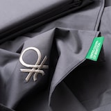 thumbnail of Benetton - 2-delige beddenset (dekbedovertrek 150x220 + kussensloop 63x63 cm) donkerblauw/beige