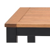 thumbnail of METRO PROFESSIONAL Tavolo da bistrot Lynx, alluminio/legno di eucalipto, 90 x 90 cm, quadrato, nero