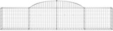 thumbnail of vidaXL Gabionen mit Hochbogen 9 Stk. 300x30x60/80 cm Verzinktes Eisen