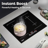 thumbnail of CIARRA Placa de inducción Flex de 60 cm Placas de cocción Placa de inducción integrada de 4 zonas BOOST 2 zonas flexibles VM4BFFBIH