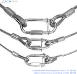 thumbnail of Sicherungsseil 600x4mm 10er Set Fangseil Safety bis 10kg