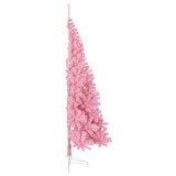 thumbnail of vidaXL Künstlicher Halb-Weihnachtsbaum mit Ständer Rosa 240 cm PVC