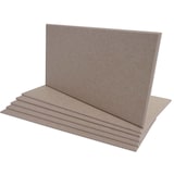 thumbnail of Set di 6 pannelli acustici da parete HWC-L52, pannelli da parete Pannelli acustici, fonoassorbenti 1mq superficie 60x30cm ~ marrone chiaro