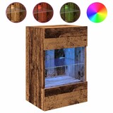 thumbnail of vidaXL TV-Wandschränke mit LED-Leuchten 2 Stk. Altholz-Optik