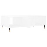 thumbnail of Table basse blanc 104x60x35 cm bois d'ingénierie Modèle Ombre Luxe Prime