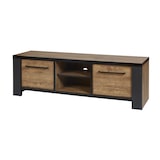 thumbnail of Meuble TV industriel 160 cm chene foncé Samira