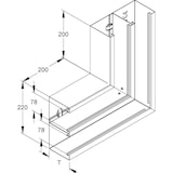 thumbnail of Niedax DKU-Vertikaleck DKV 220-78T100 R