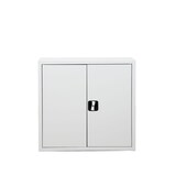 thumbnail of PROREGAL Flügeltürenschrank Badger | 1 Fachboden | Eurolock Griff Sockel | HxBxT 75x80x38 cm | Grau | Lackiert