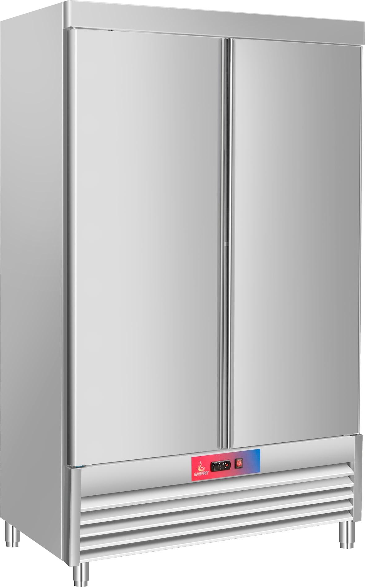 Gasfrit - Frigorifico armario refrigerado de 2 puertas de acero de gran capacidad 1220 x 700 x 2050 mm