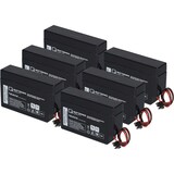 thumbnail of 6x Q-Batteries 12LS-0.8 12V 0,8Ah AGM Blei-Vlies Akku Heim & Haus