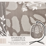 thumbnail of Outsunny Poltrona Suspensa com Suporte de Aço Poltrona Suspensa com Cesto Dobrável e Almofadas para Interior e Exterior 126x96x172cm Cor Areia