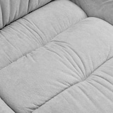 thumbnail of tectake Chaise de bureau JILIEN avec repose-pieds et revêtement en velours - gris - 406162
