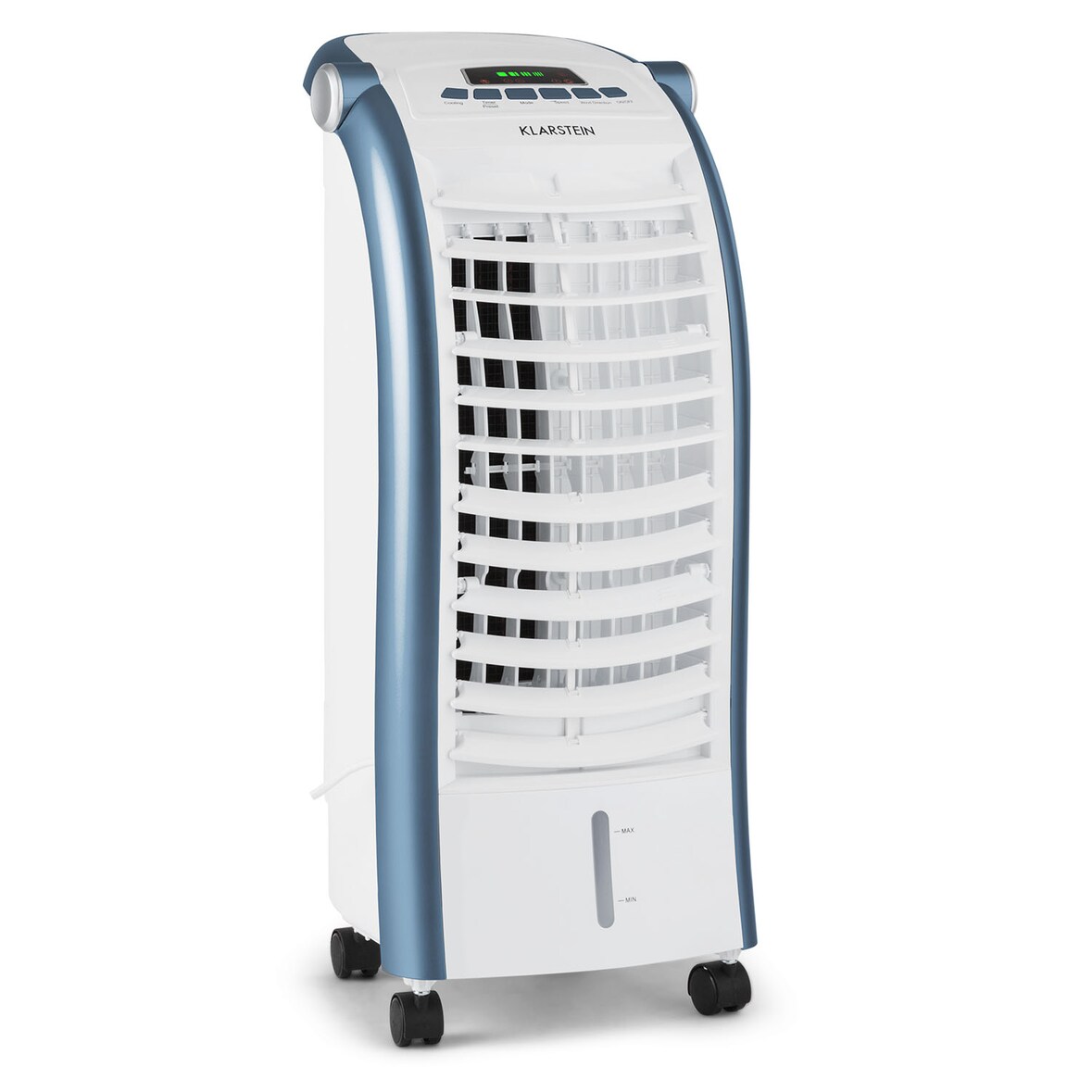 Maxfresh Ocean Ventilator Luftkühler 6L 65W Fernbedienung 2x Eispack Weiß / blau
