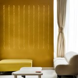 thumbnail of Rideau lumineux effet chute de neige 200xH200cm 400 LED blanc chaud 4 Canaux Timer Lotti