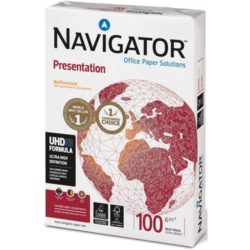 Navigator Presentation presentatiepapier ft A4, 100 g, pak van 500 vel